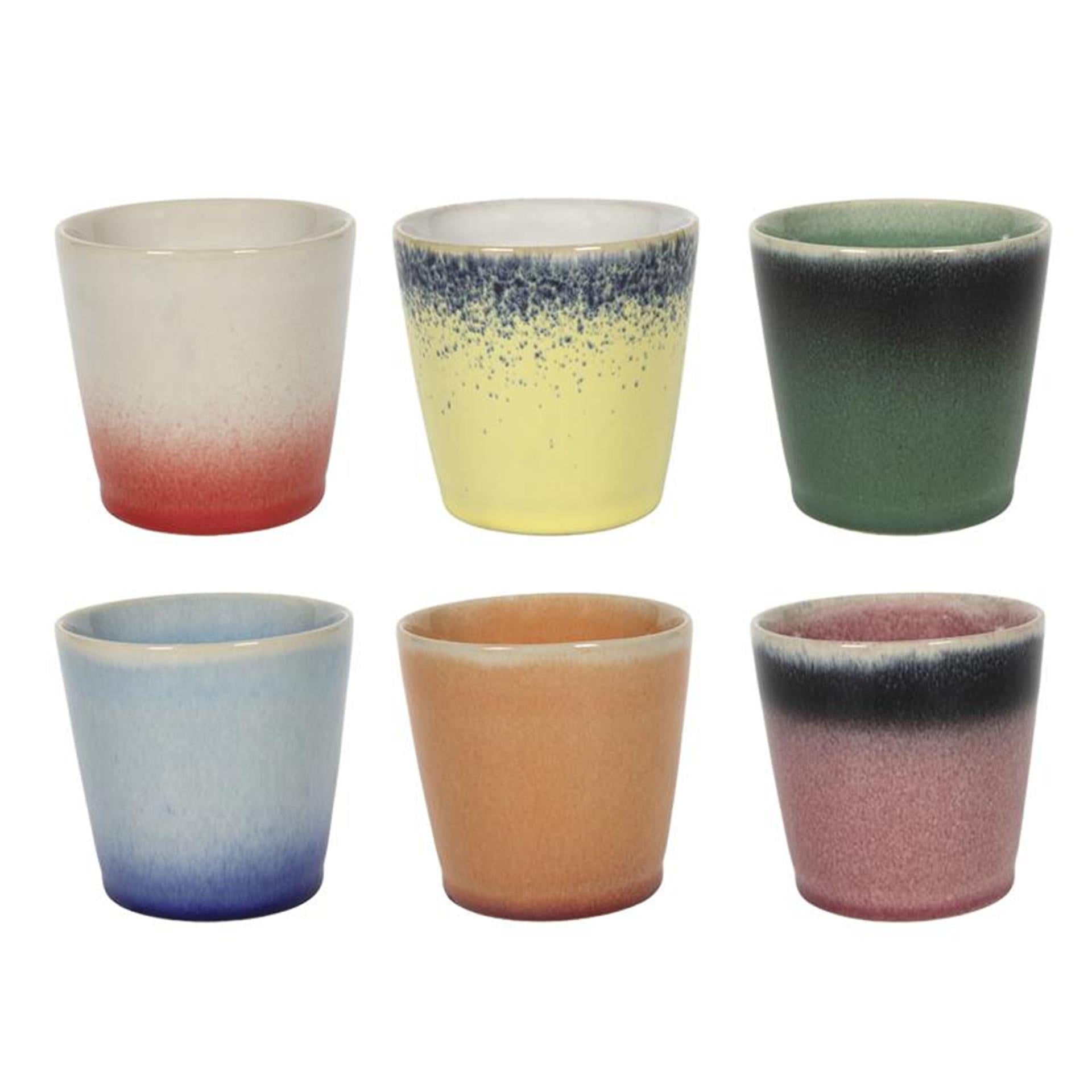 Svenska Living Kaffeebecher 'Fire' ø7,5cm 200ml 6er Box
