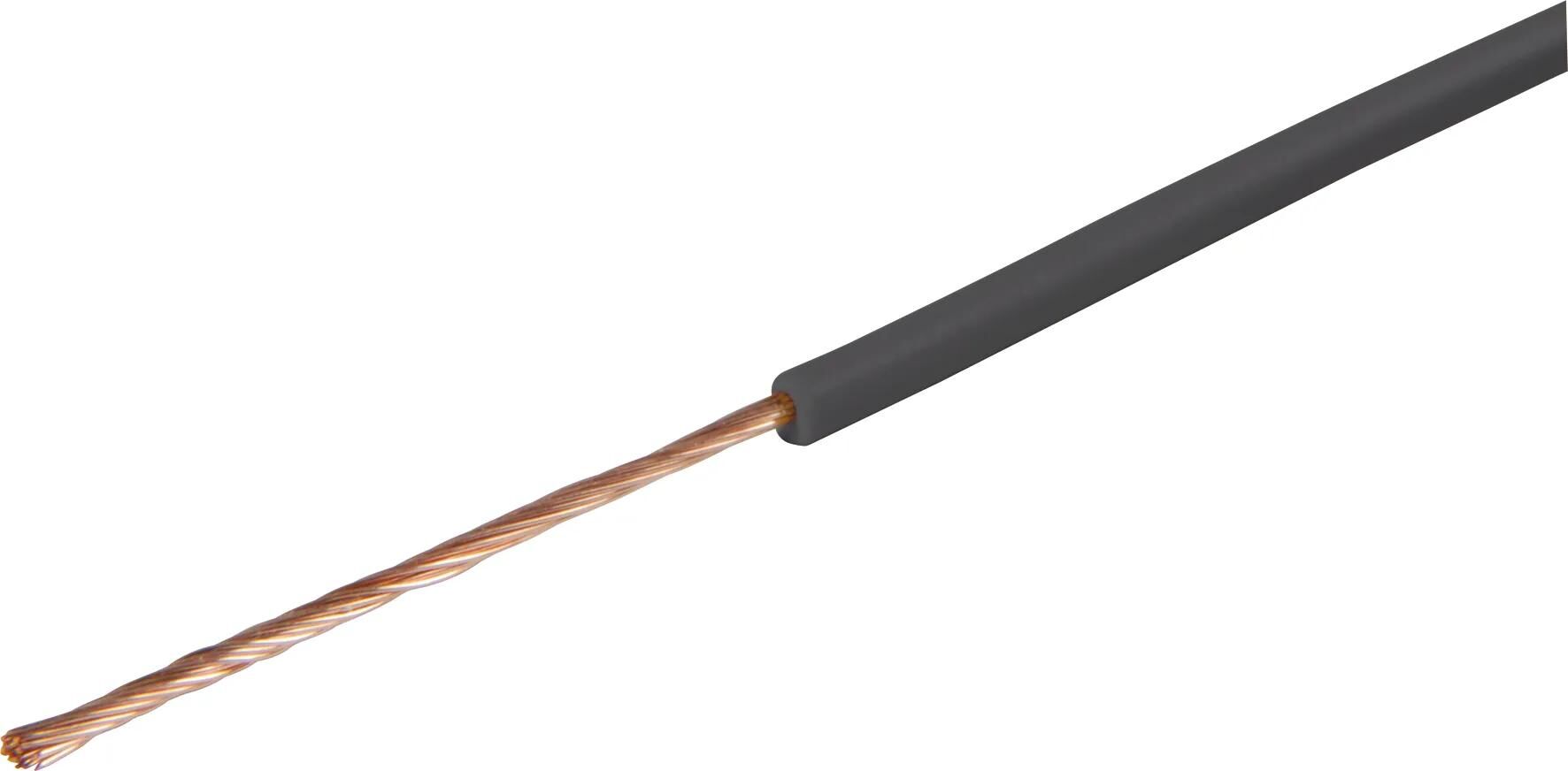 Herhth+Bens Kabel flk 0,5 qmm schwarz
