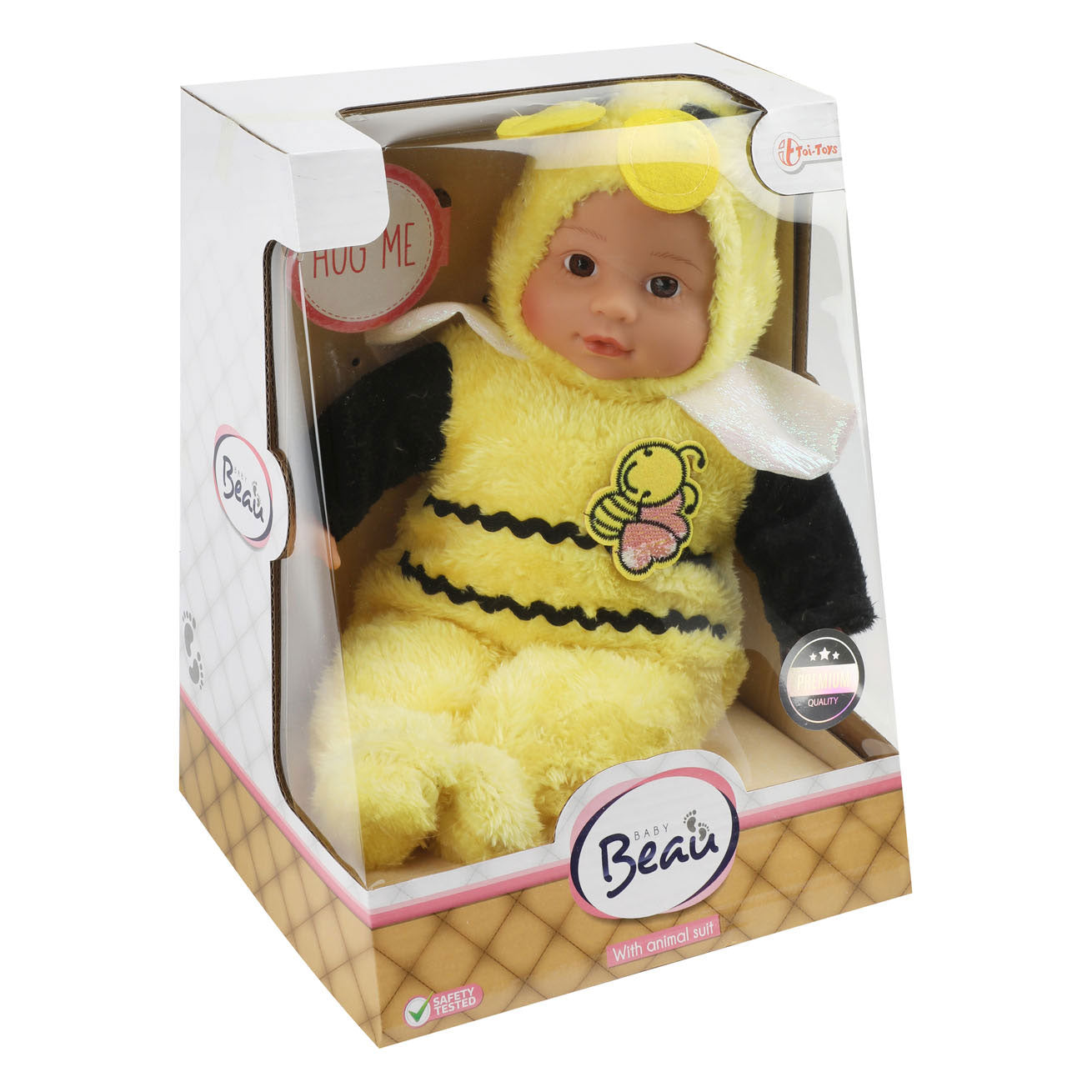 Baby Beau Babypop im Tieranzug bei