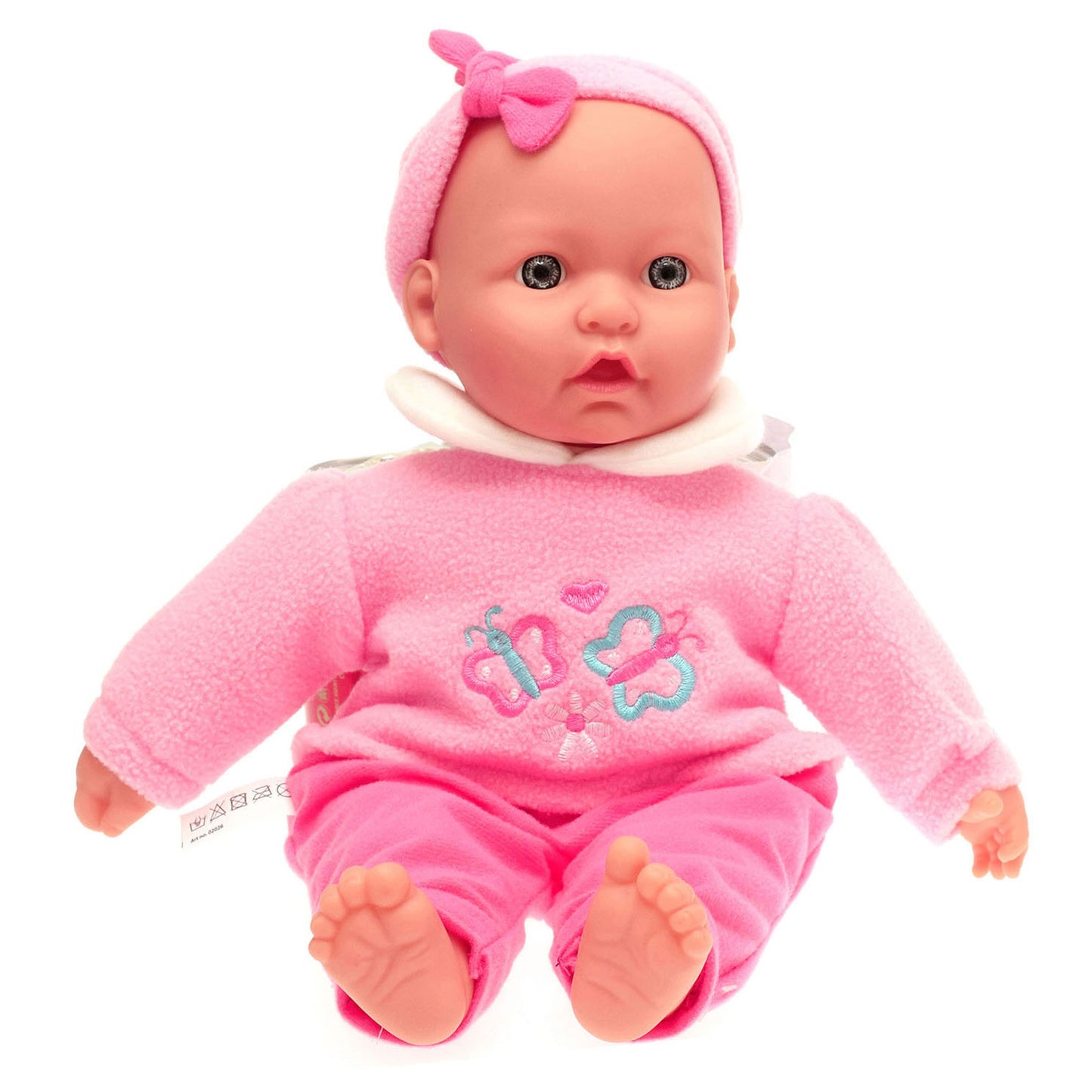 Baby Beau Babypop mit Bekleidungsgeschenkset