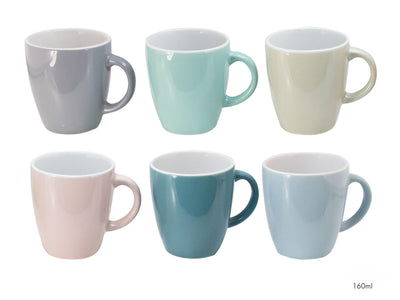 Svenska Living Senseo Becher 160ml 6 Farben uni 6 Stück