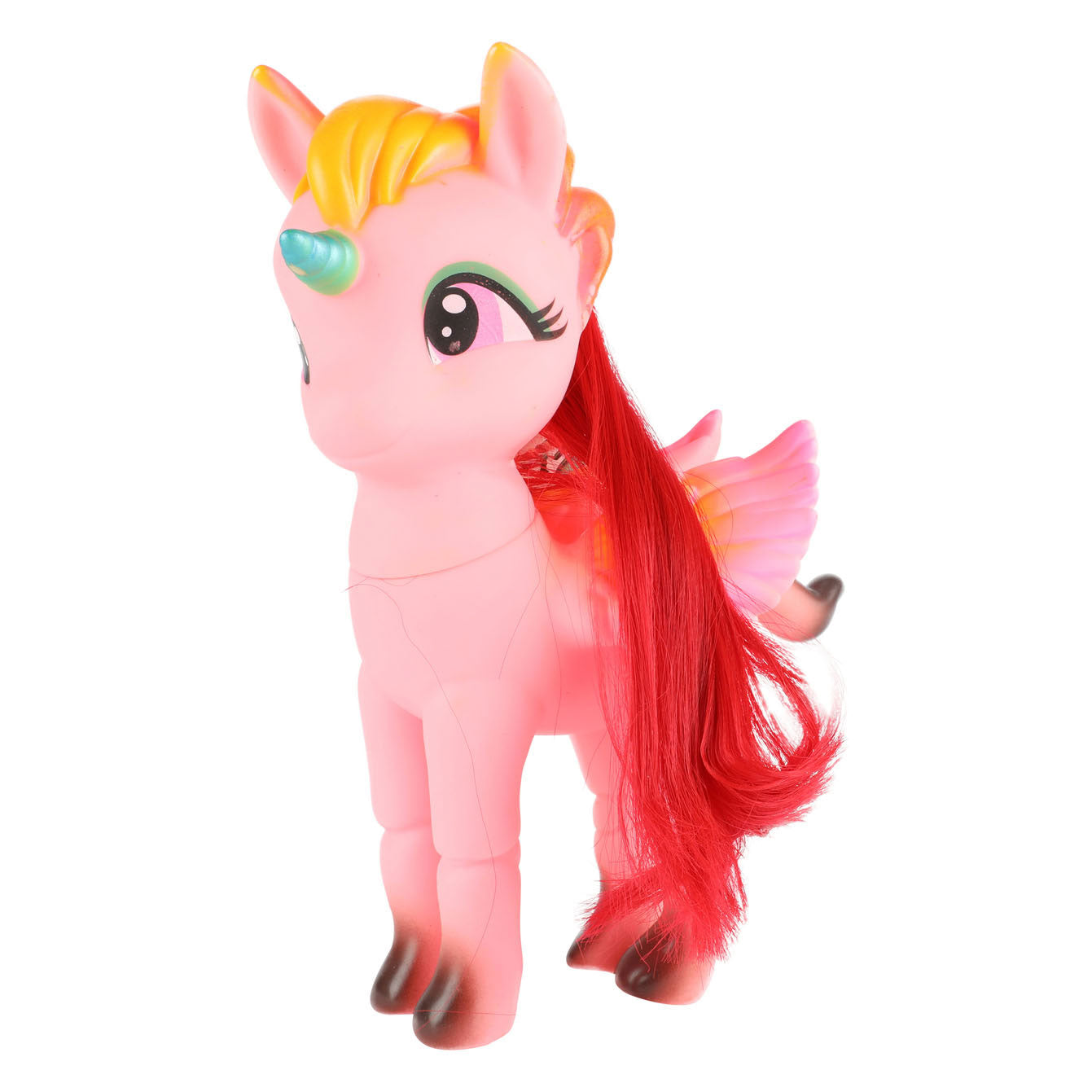 Traumpferd Einhorn mit langen Haaren, 13 cm