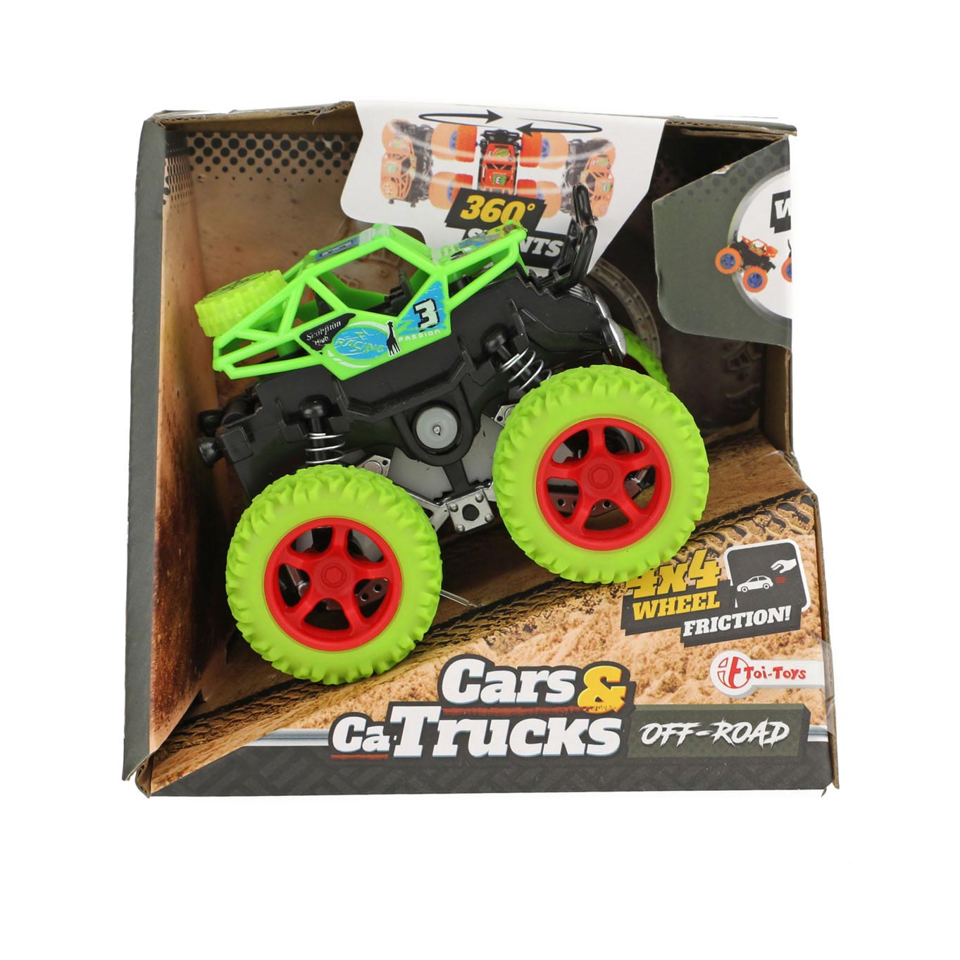 Reibungsmonster Truck Stunt 360