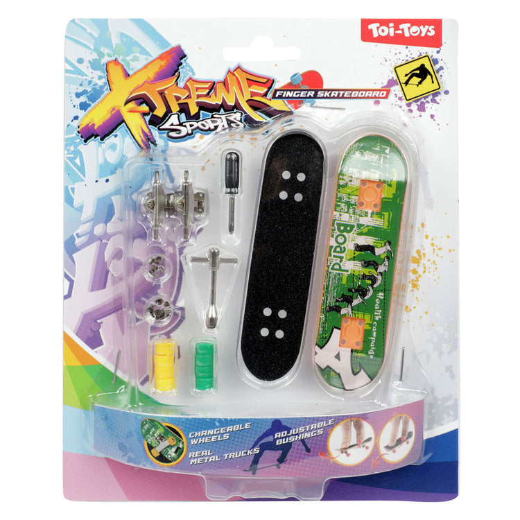 Toi-Toys Skate Finger Skateboard mit zusätzlichen Rädern