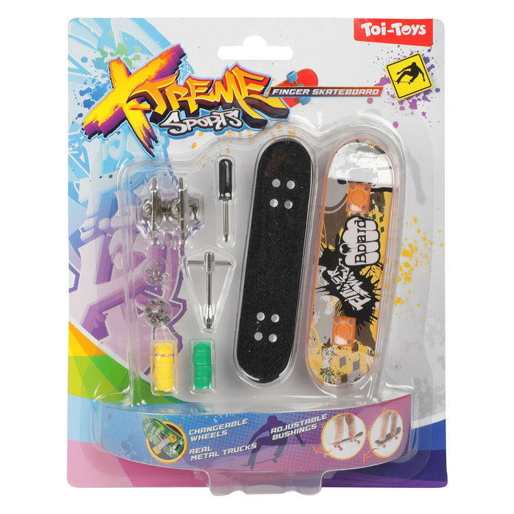 Toi-Toys Skate Finger Skateboard mit zusätzlichen Rädern