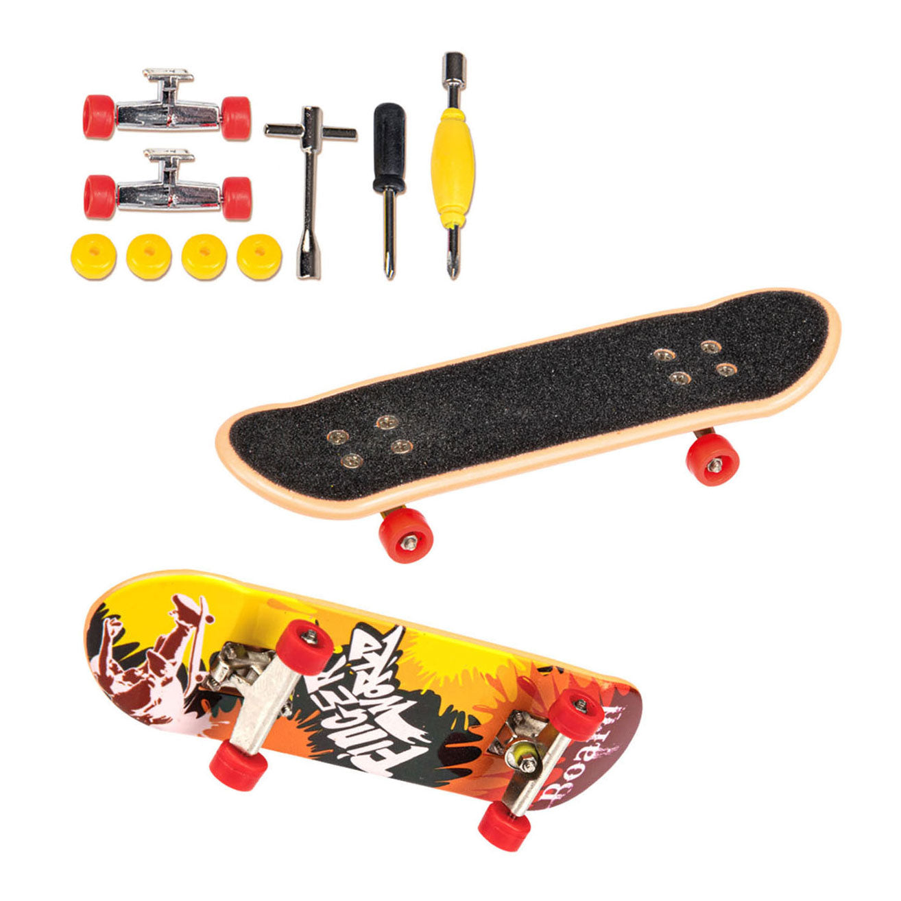 Toi-Toys Skate Finger Skateboard mit zusätzlichen Rädern