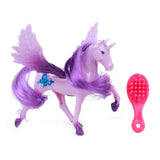 Traumpferd Unicorn Play Figur Pegasus mit Pinsel - afbeelding 4