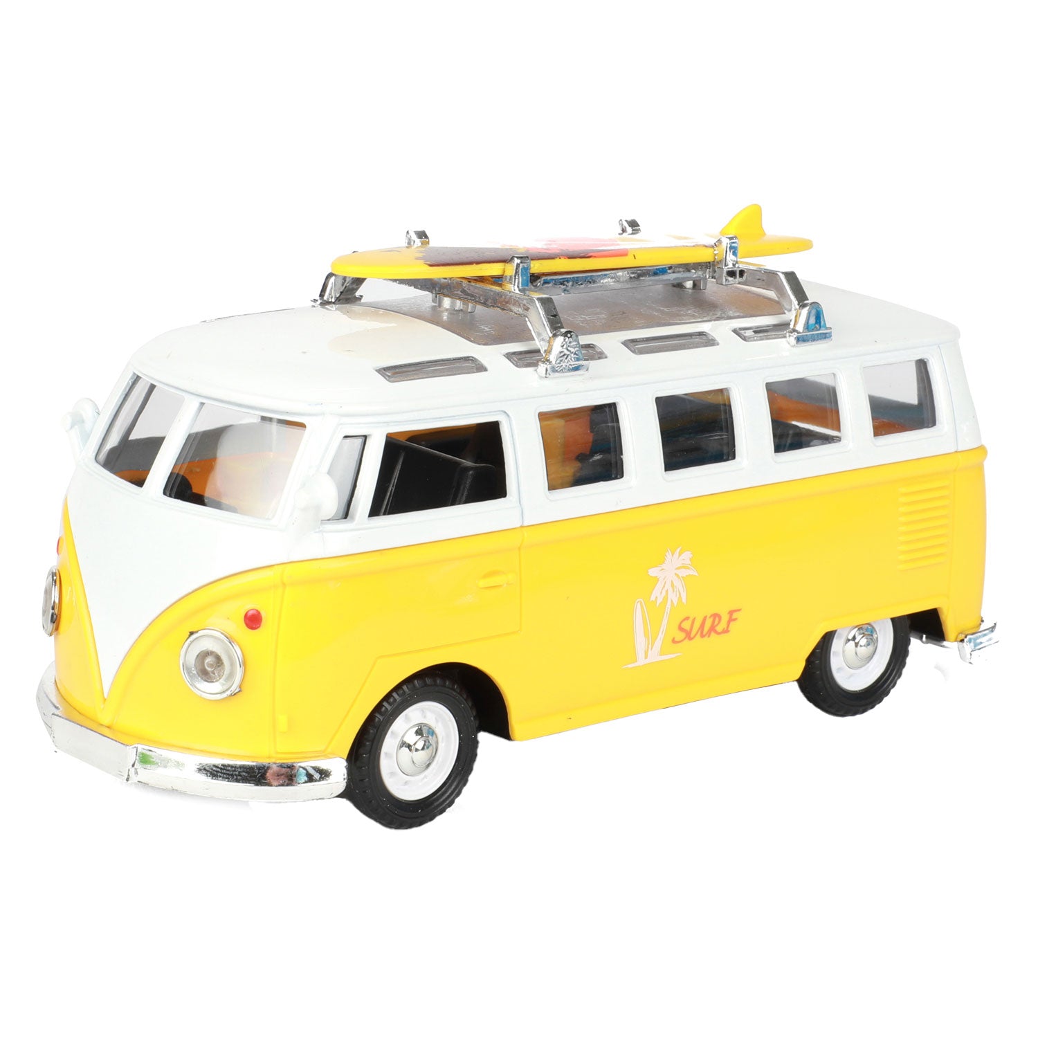 Retro-Bus mit Licht und Schall zurückziehen