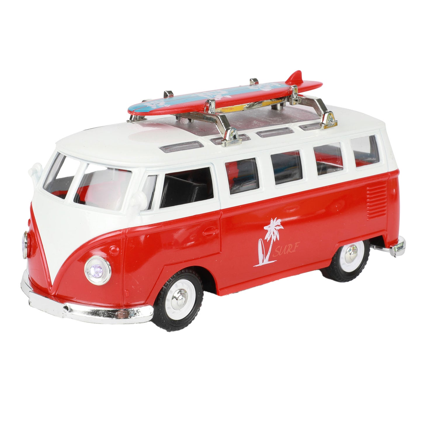 Retro-Bus mit Licht und Schall zurückziehen