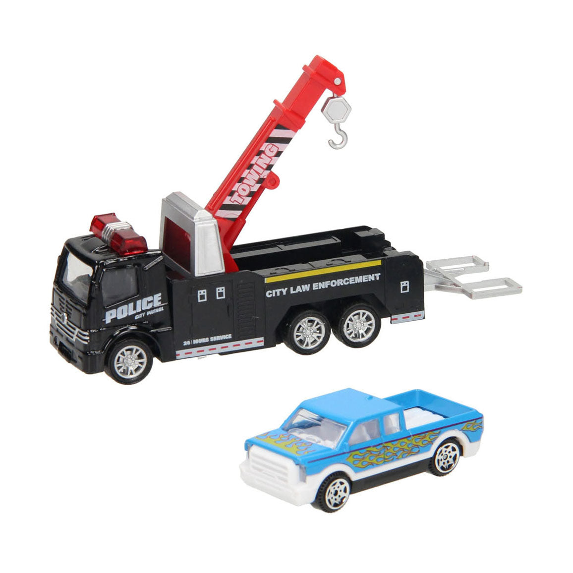 Metall -Reibungs -Schleppwagen mit Auto
