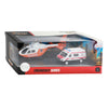 Toi-Toys Metall-Trauma-Hubschrauber und Krankenwagen Orange