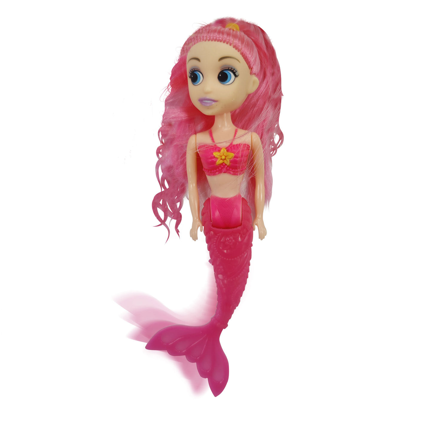 Toi-Toys Meerjungfrau Meerjungfrau Pop mit biegbarem Schwanz, 18 cm
