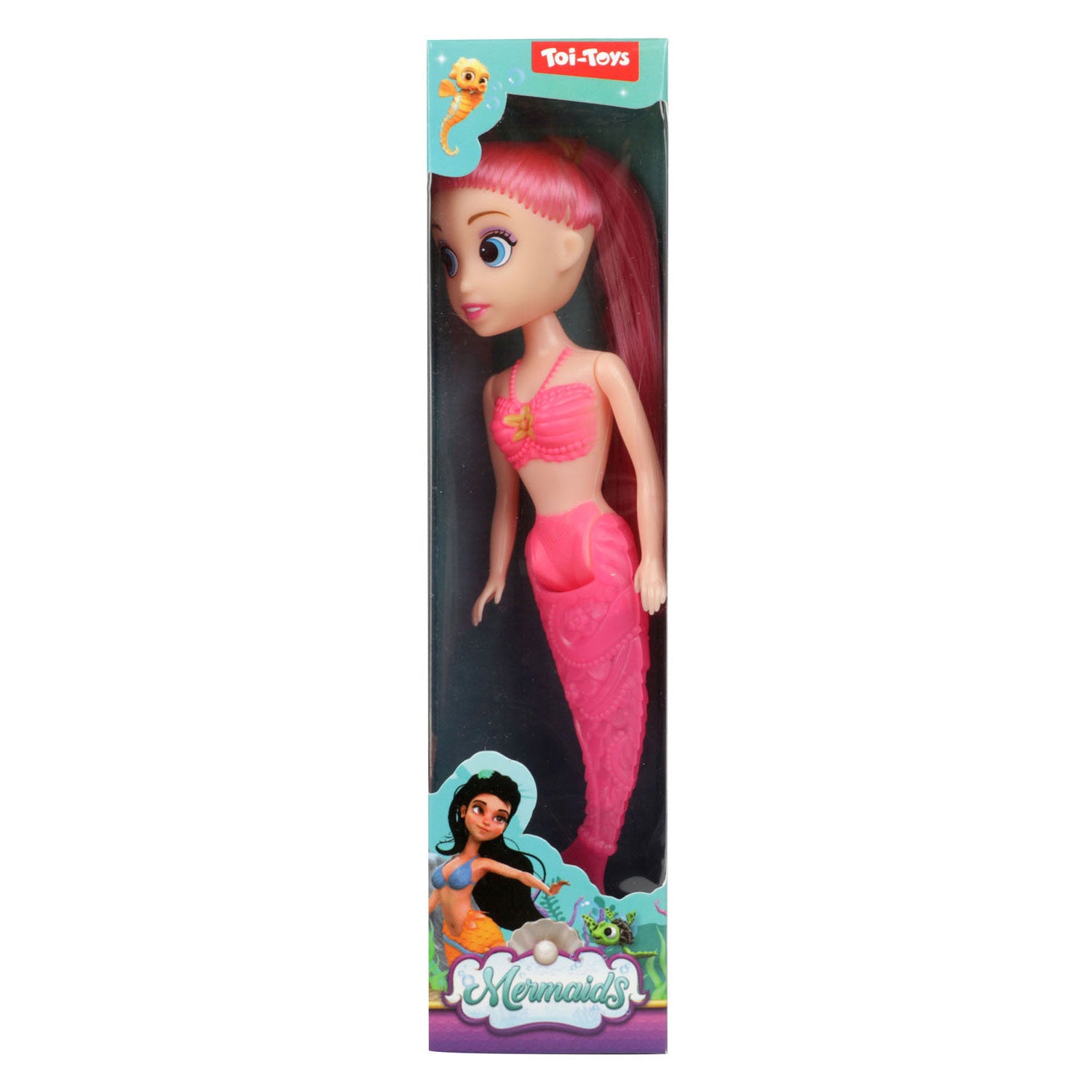 Toi-Toys Meerjungfrau Meerjungfrau Pop mit biegbarem Schwanz, 18 cm