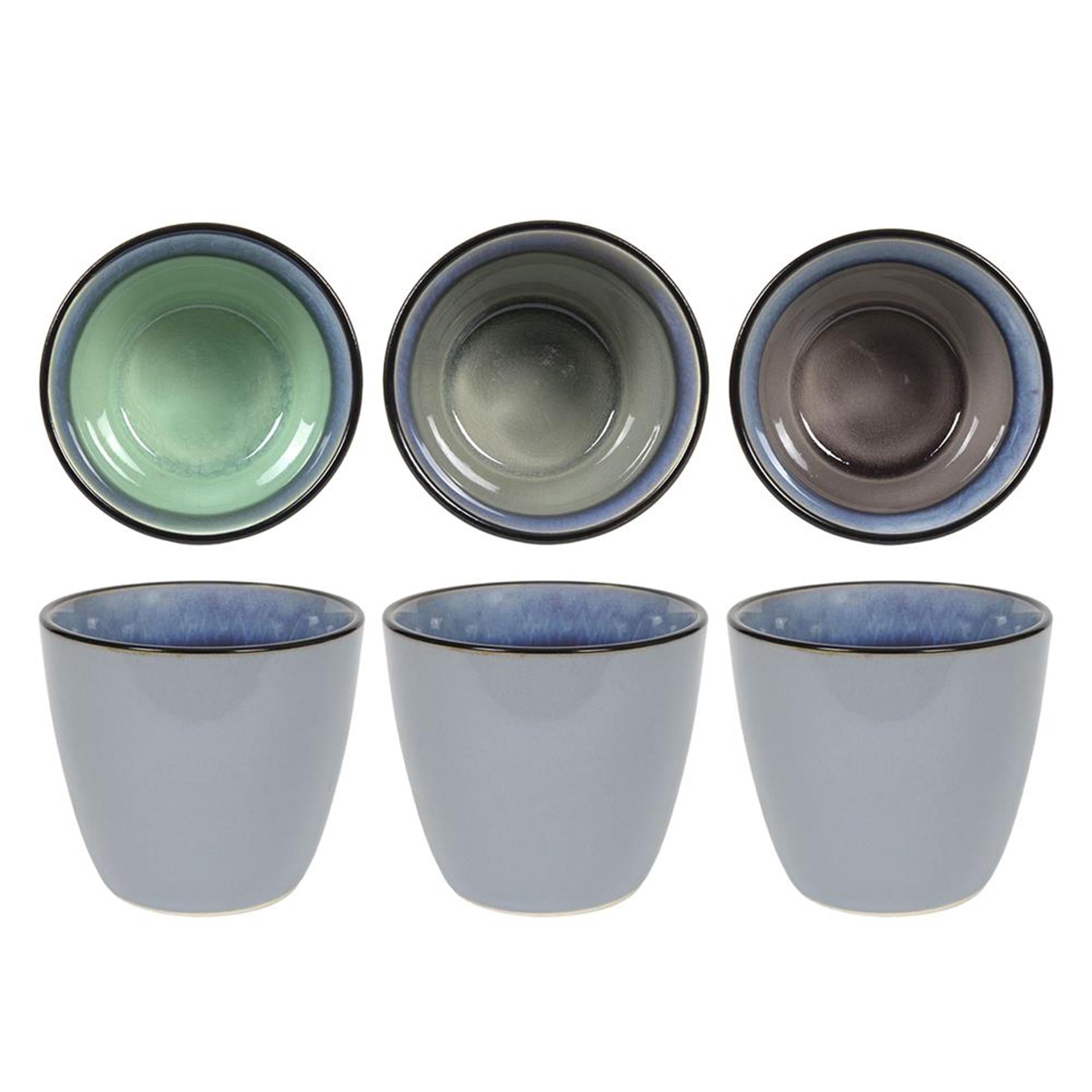 Svenska Living Becher Reaktivglasur 9x8cm 6 Stk