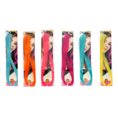 TOI-TOYS Fluoreszenzes Haarstück, 50 cm