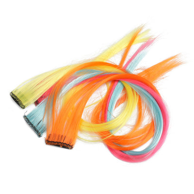 TOI-TOYS Fluoreszenzes Haarstück, 50 cm