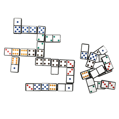 Toi-Toys Domino-Spiel auf Nummer oder Farbe