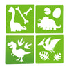 World of Dinosaur's Sidewalk Chalk mit Vorlagen, 10dlg.