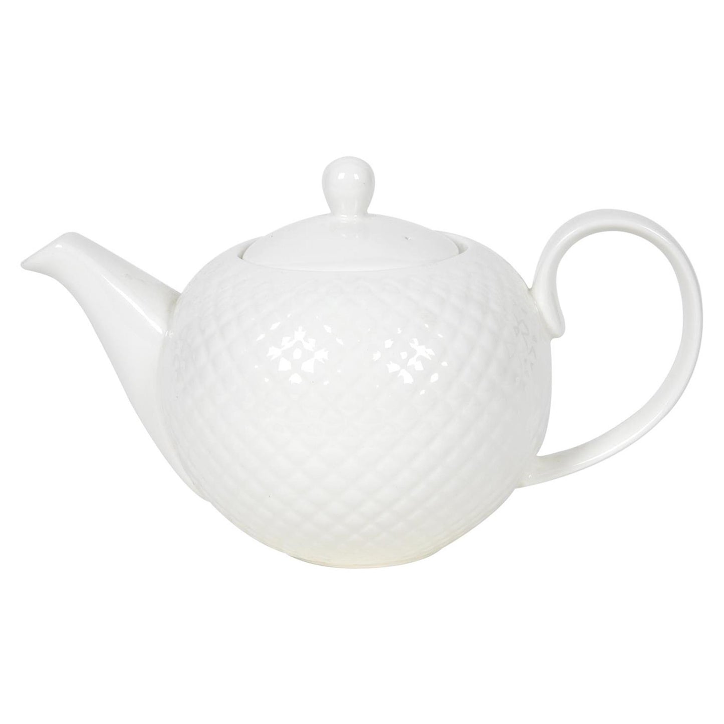 Teekanne aus Porzellan, Diamant, 1130 ml