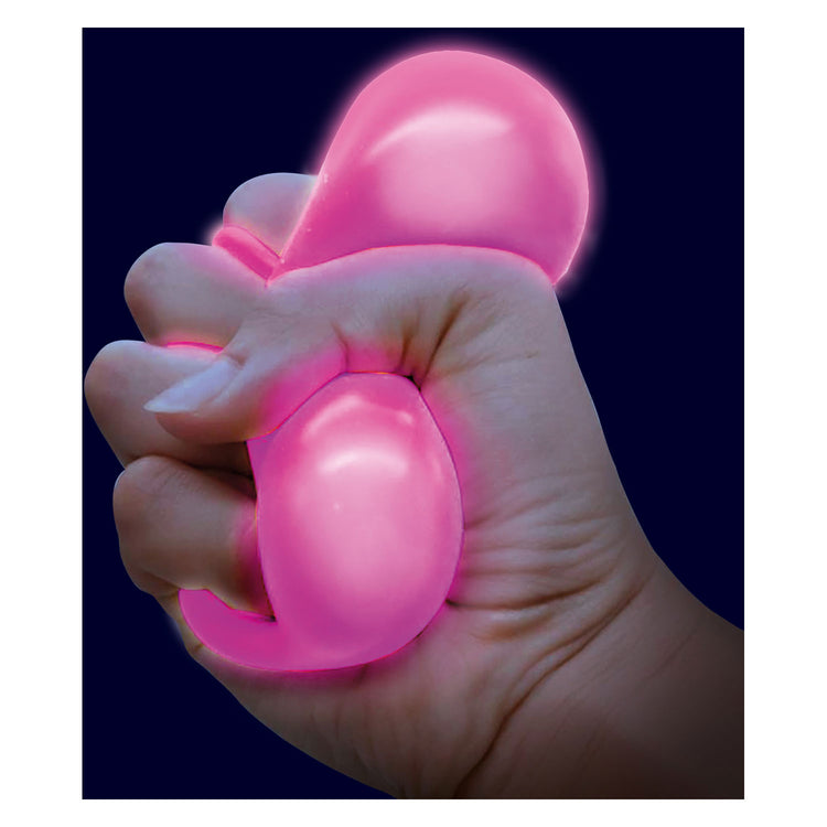 Toi-Toys glühen und lustige Anti-Stress-Ball leuchten im Dunkeln