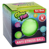 Toi-Toys glühen und lustige Anti-Stress-Ball leuchten im Dunkeln