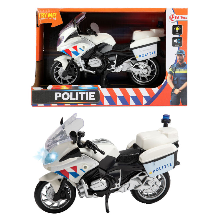Polizeimotor Niederländisch mit Licht und Klang