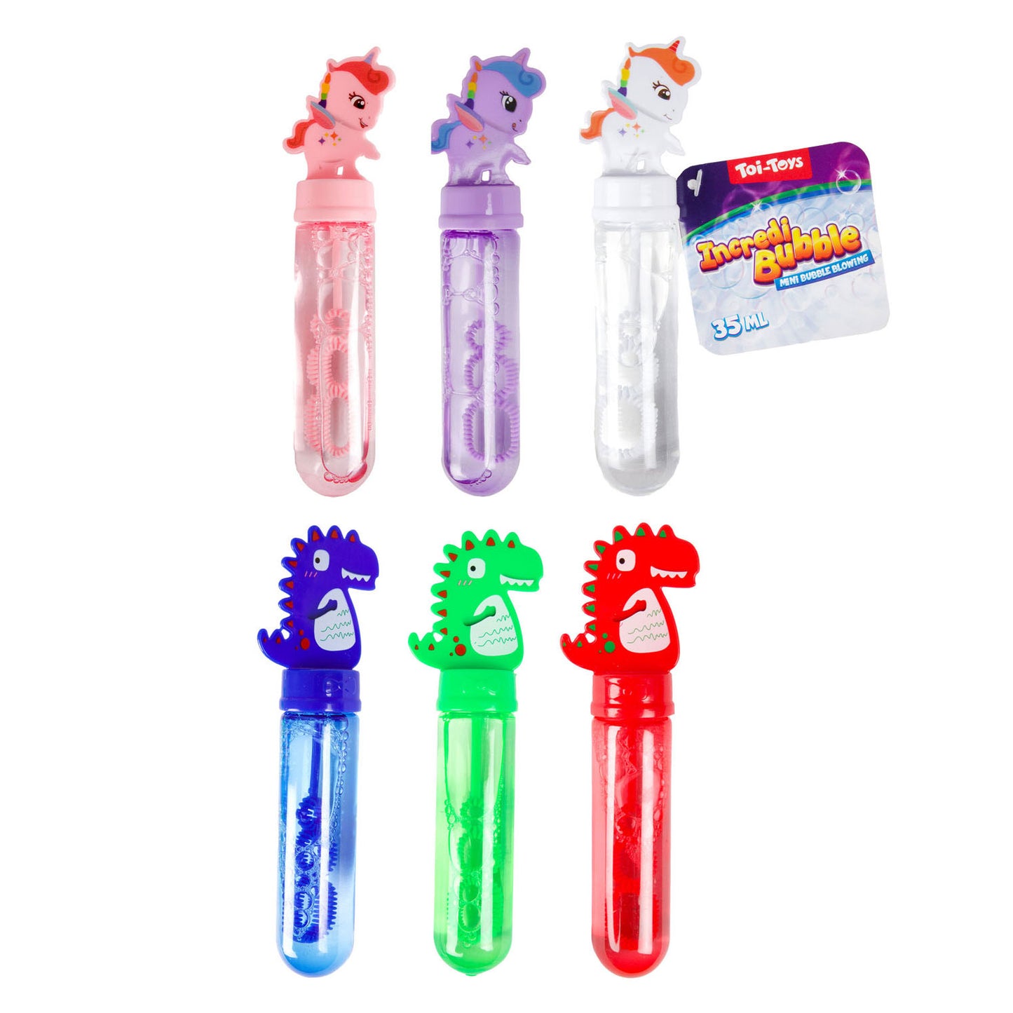 Toi-Toys Bellenbladder Rod Eenhoorn, 24st.