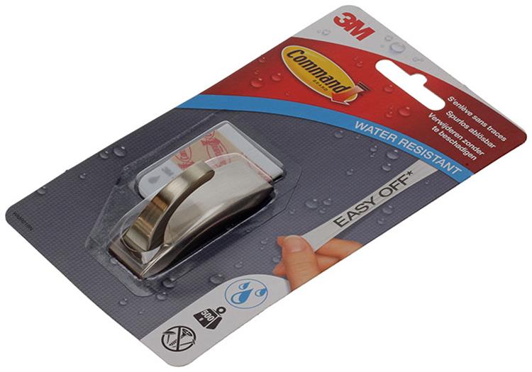 3m 1006172 - kleiner Metallhaken modern | 6 Stück
