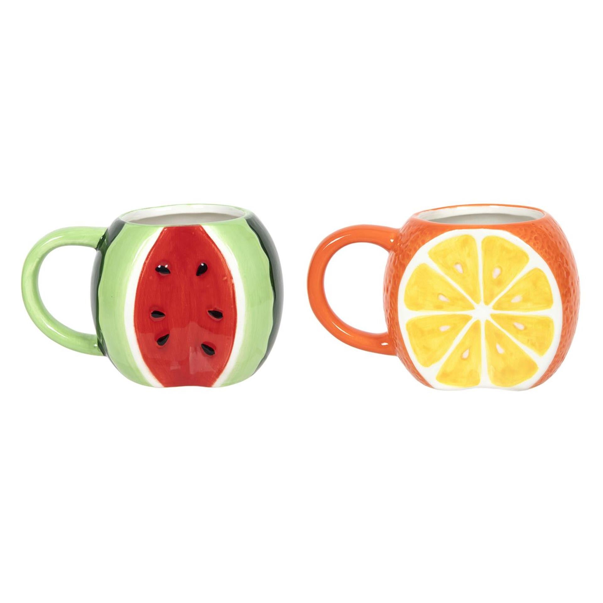 Tasse Melone oder Orange 8,5cm