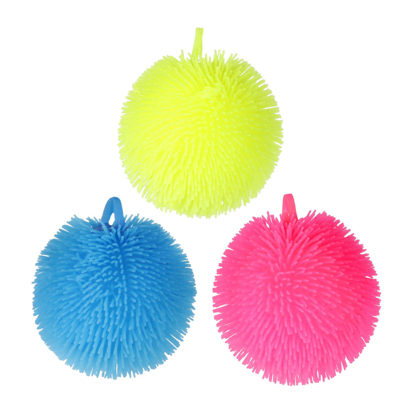 Toi-Toys Pufferz drückten Pufferball Neon, 8 cm