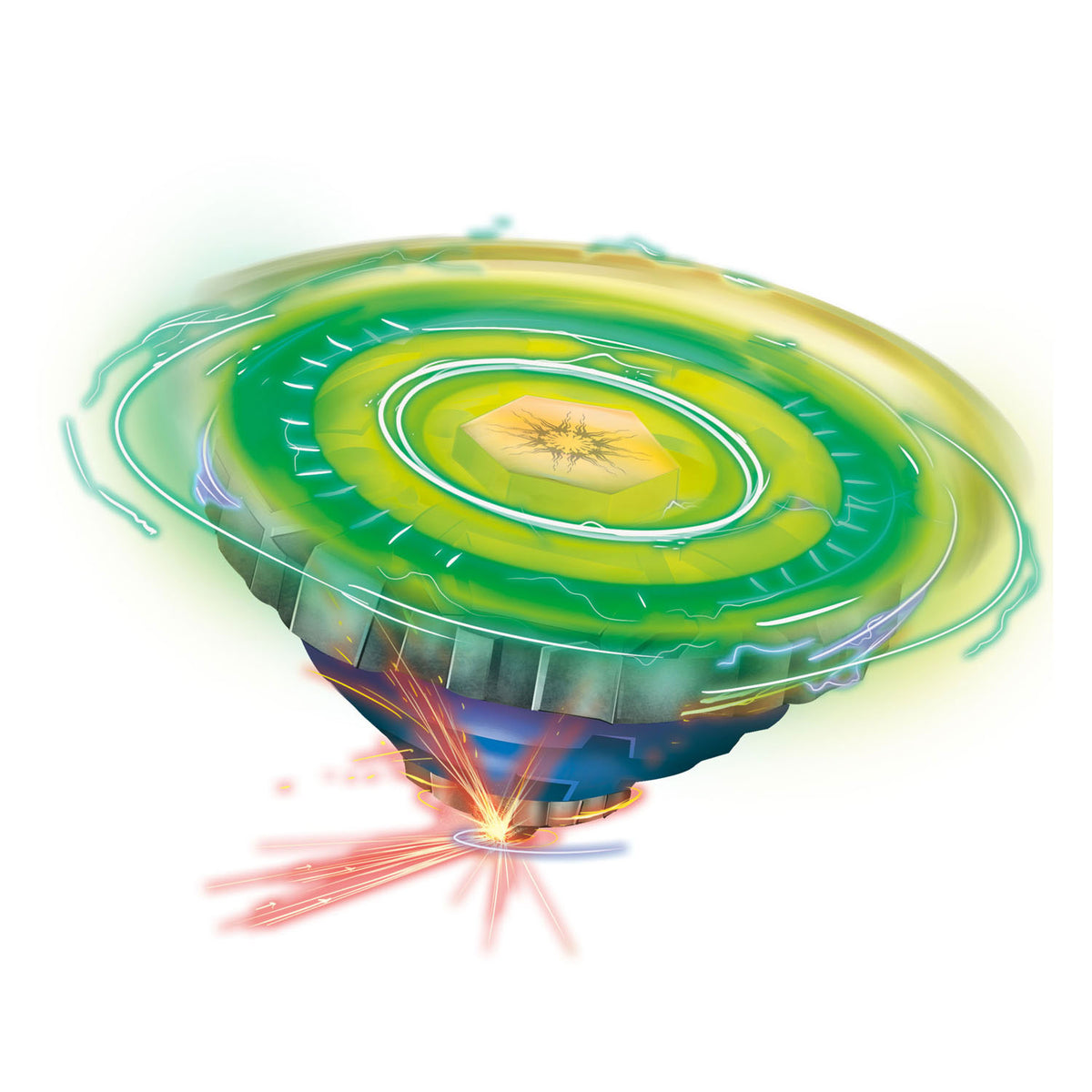 Toi-Toys Metall Tol Gyro-Kampf mit Licht