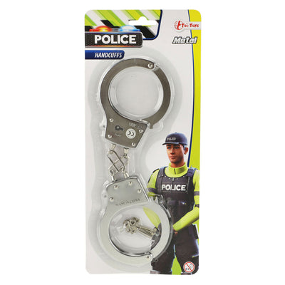 Polizei toi-toys Metallpolizei Handschellen 28 cm