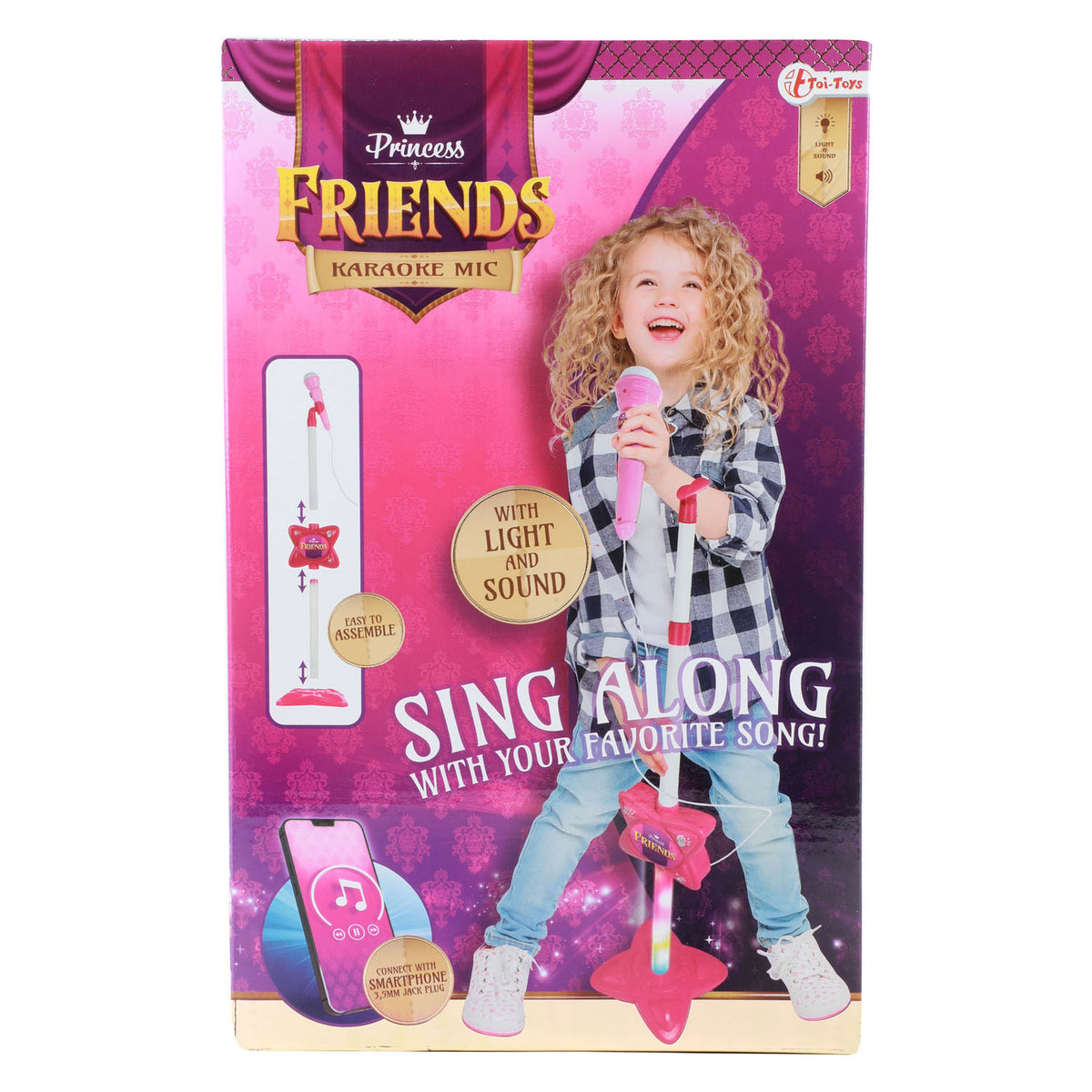 Toi-Toys Freunde Karaoke-Set mit Smartphone-Verbindung