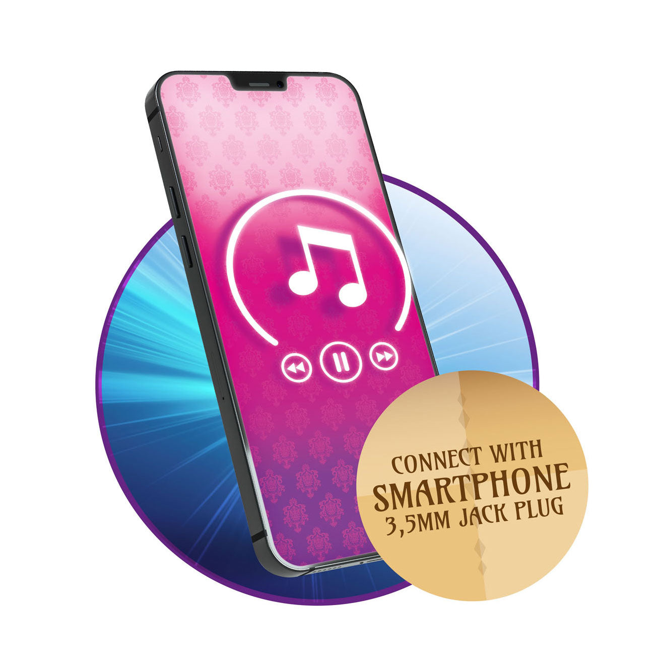 Toi-Toys Freunde Karaoke-Set mit Smartphone-Verbindung