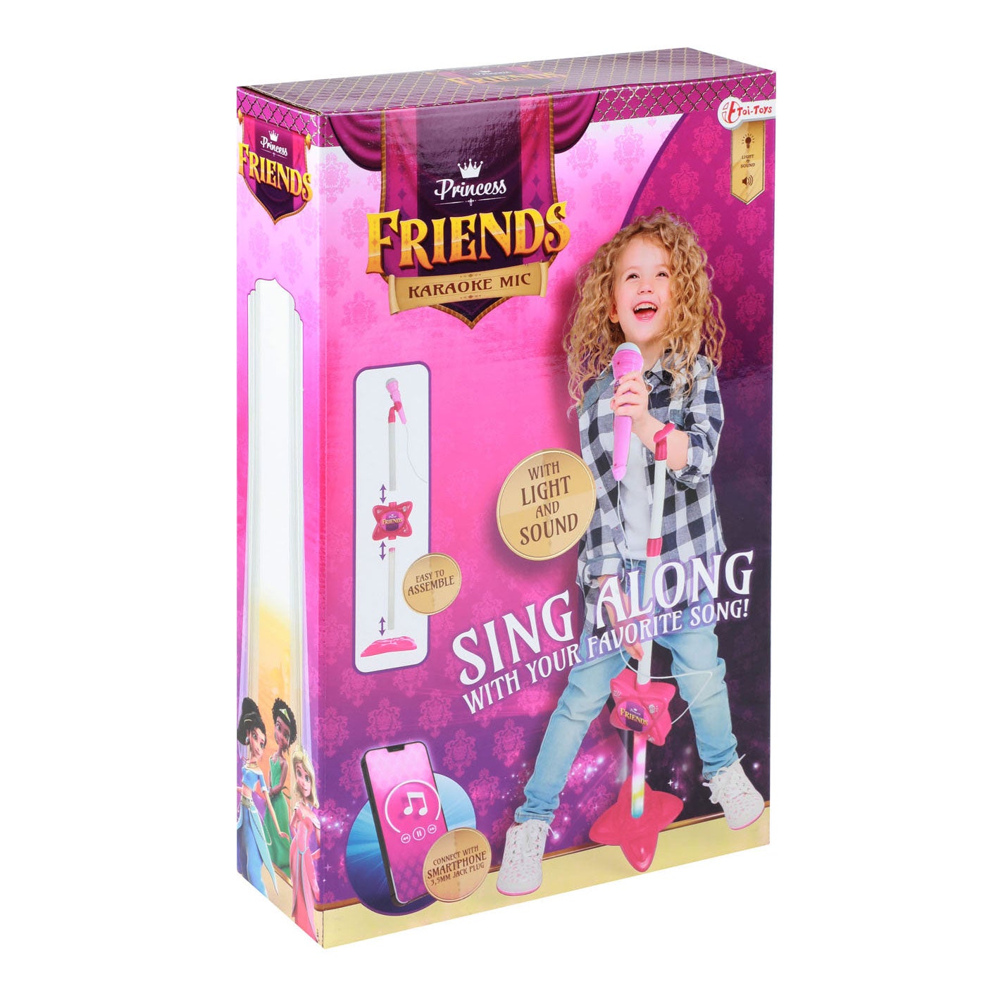 Toi-Toys Freunde Karaoke-Set mit Smartphone-Verbindung