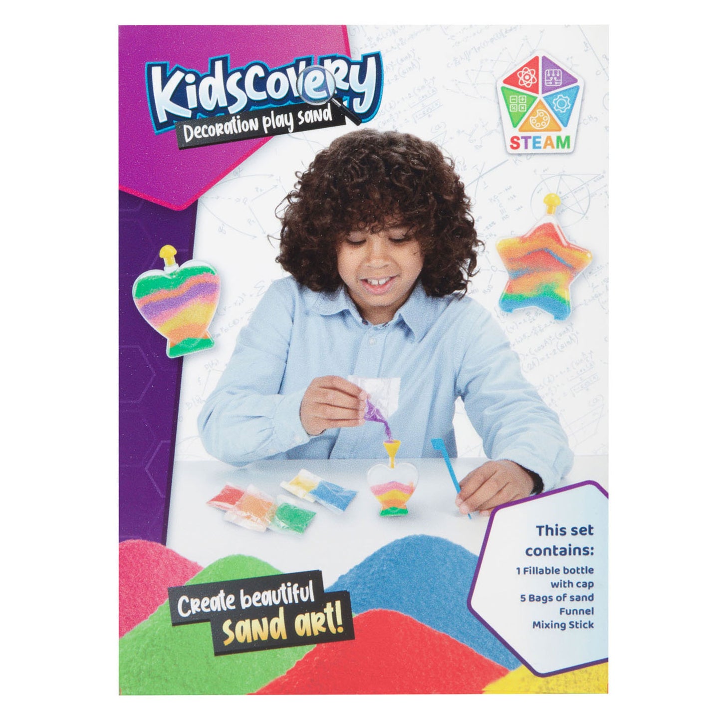 Kidscovery kidscovery dekorativer Sand mit Flaschenset