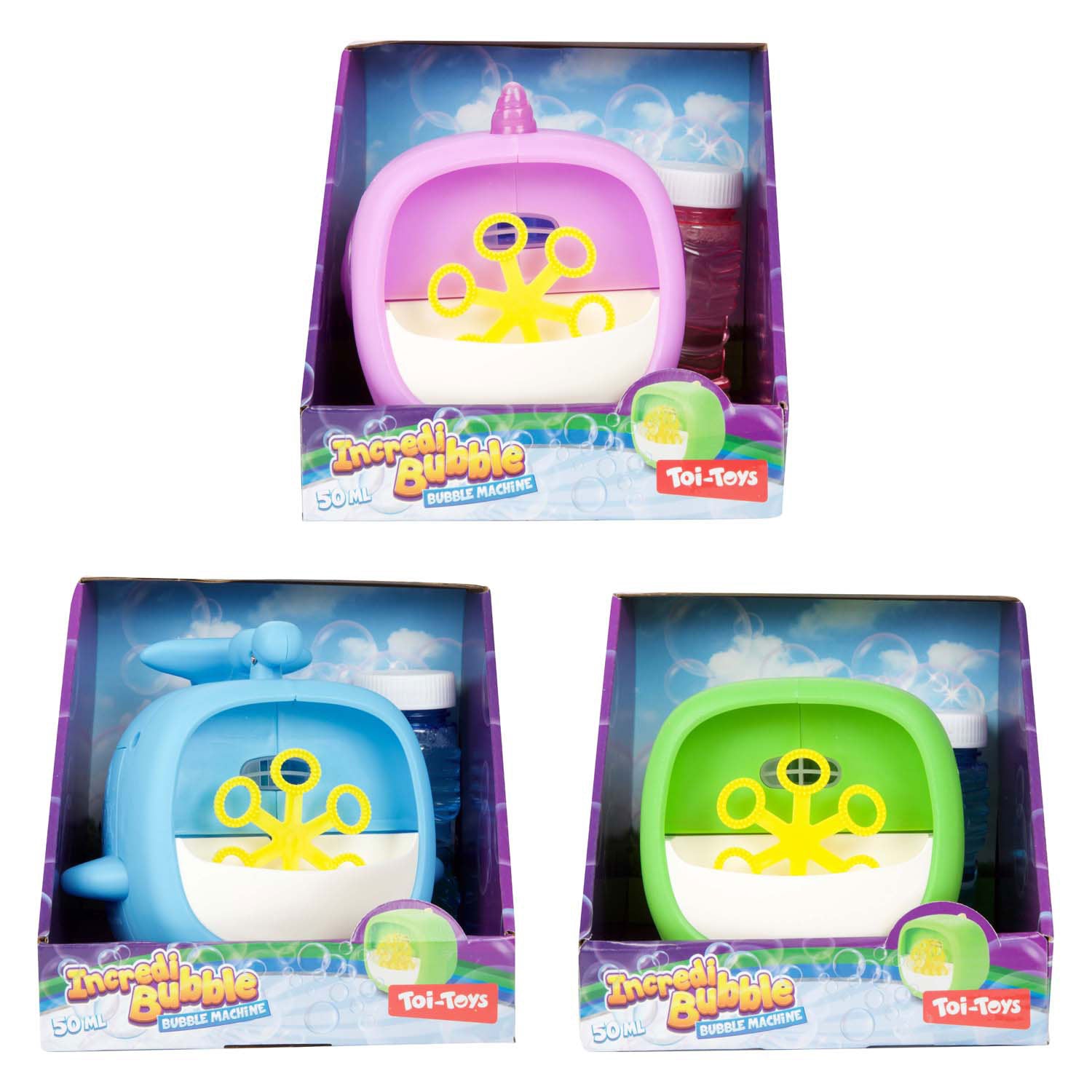 Toi-toys IncrediBubble Bellenblaasse Maschinenwürfel
