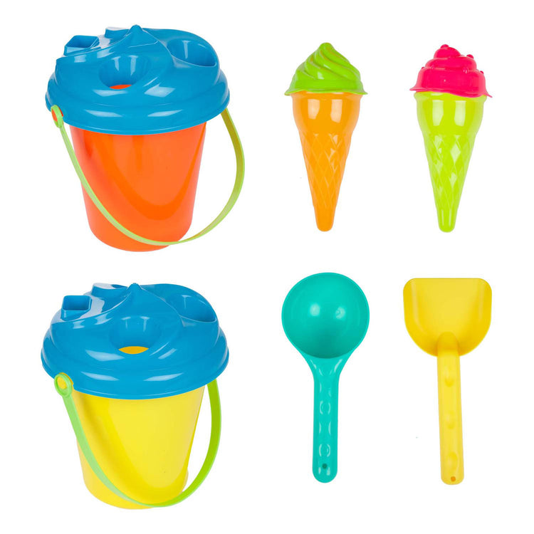 Toi-Toys Out Beach Set Emmer- und Eisformen, 8dlg.