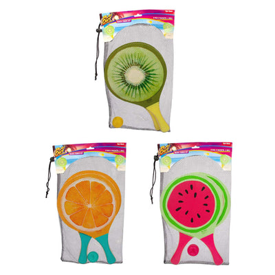 Toi-Toys Beach Tennis Set Obst, 3dlg.