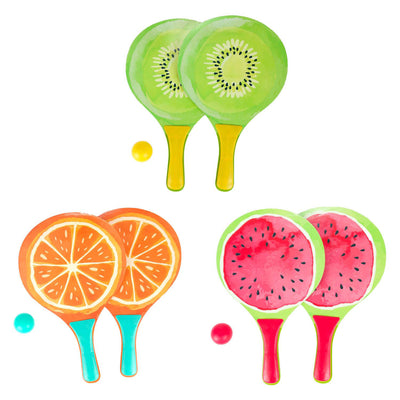 Toi-Toys Beach Tennis Set Obst, 3dlg.