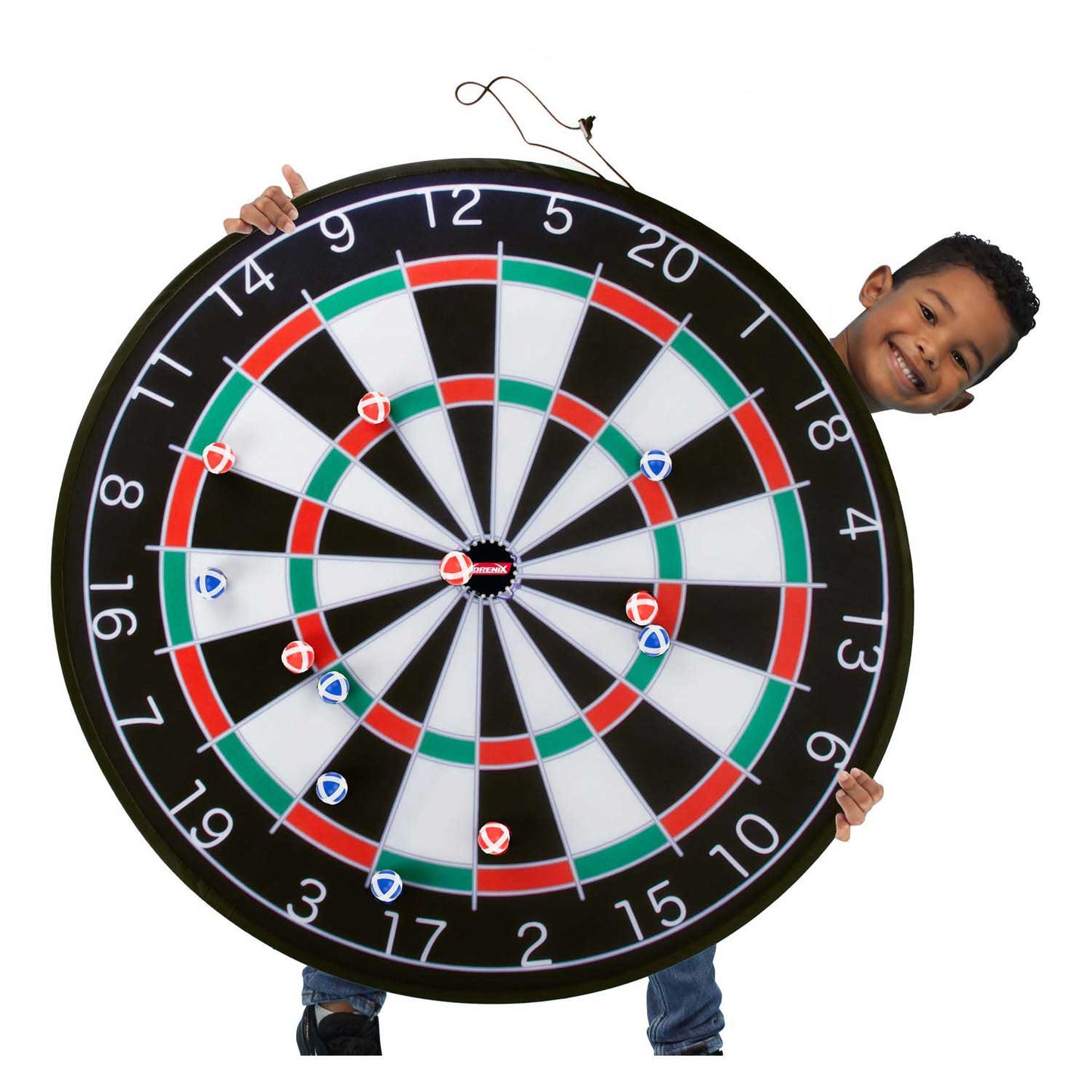 Adrenix Mega Dartboard Klettverschluss, 13dlg.