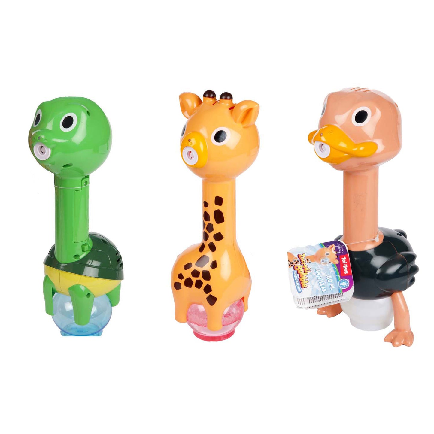 Toi-toys IncrediBubble Bubble Windmaachine Tier, 80 ml