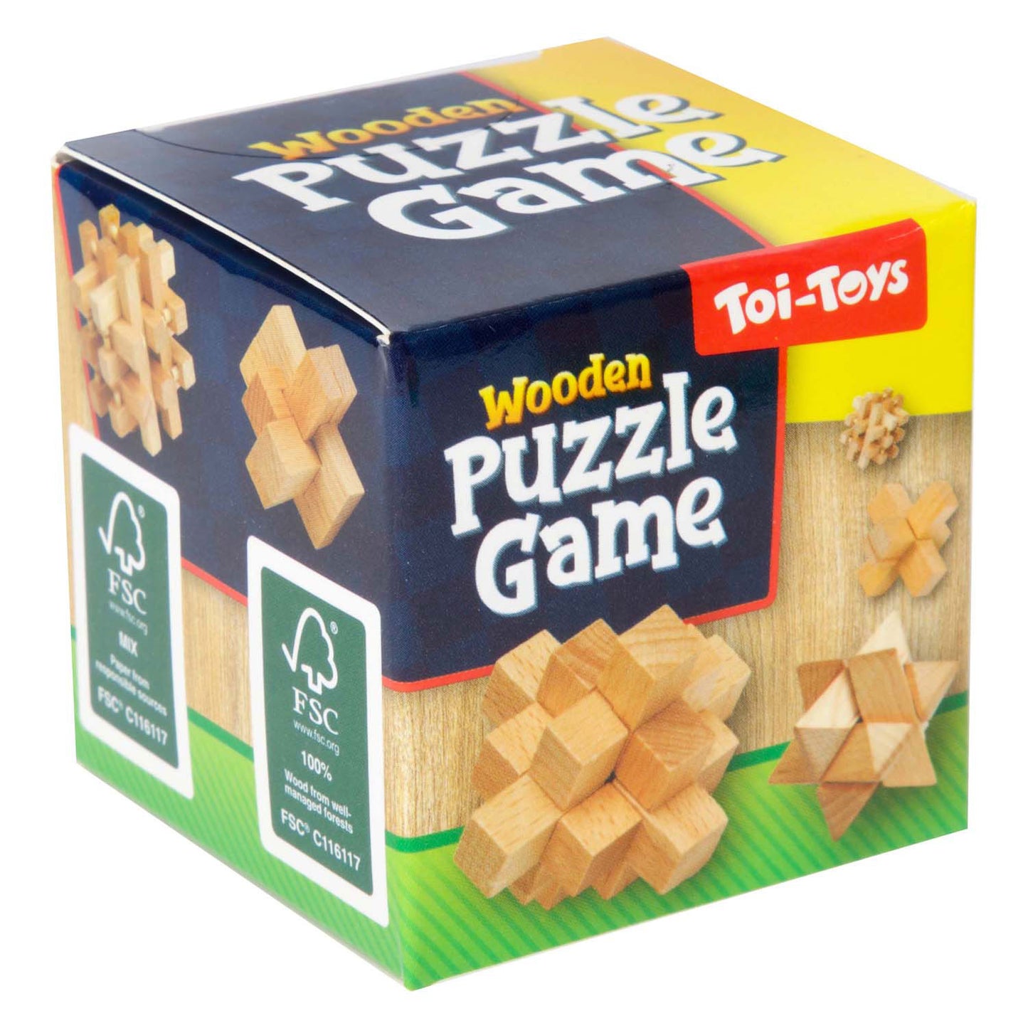 Toi-toys hölzernes Gehirnpuzzle