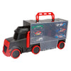 Toi-Toys Turbo-Rennfahrer LKW mit 6 Rennwagen mit 6 Rückzugsern