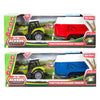 Toi-Toys Ackers Ville Traktor und Anhänger mit Licht und Klang, 10 cm