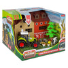 Toi-Toys Ackers Ville Farm mit Traktorlicht und Soundspiel-Set, 12dlg.