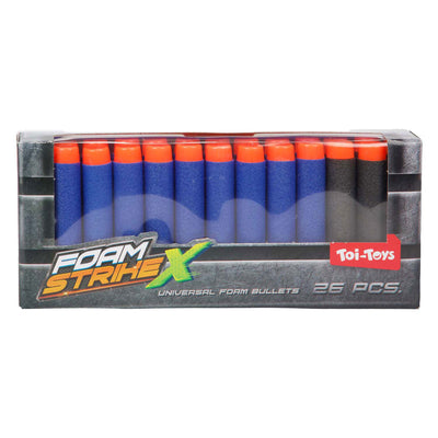 Toi-toys foam Strikex foampijlen navuising, 26st.