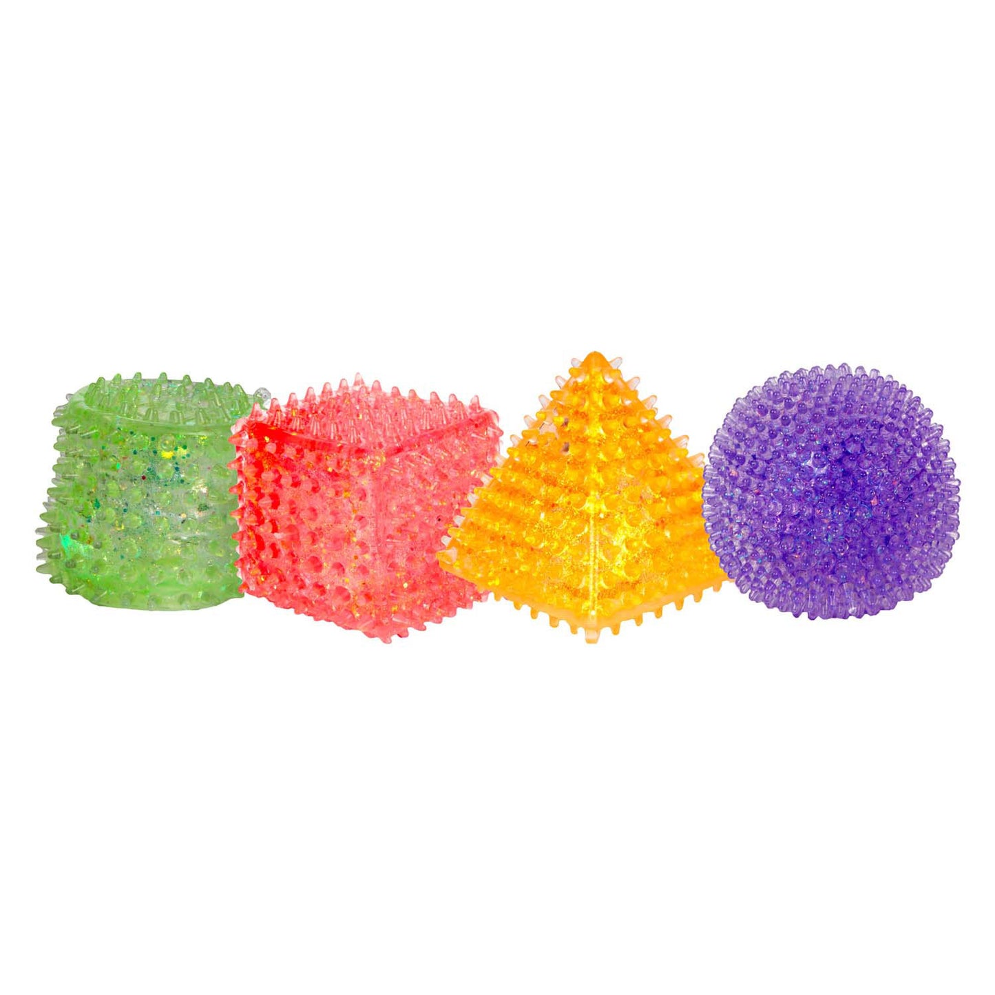 Toi-toys lustiger, strukturierter Quetschball, geometrisch, 5 cm