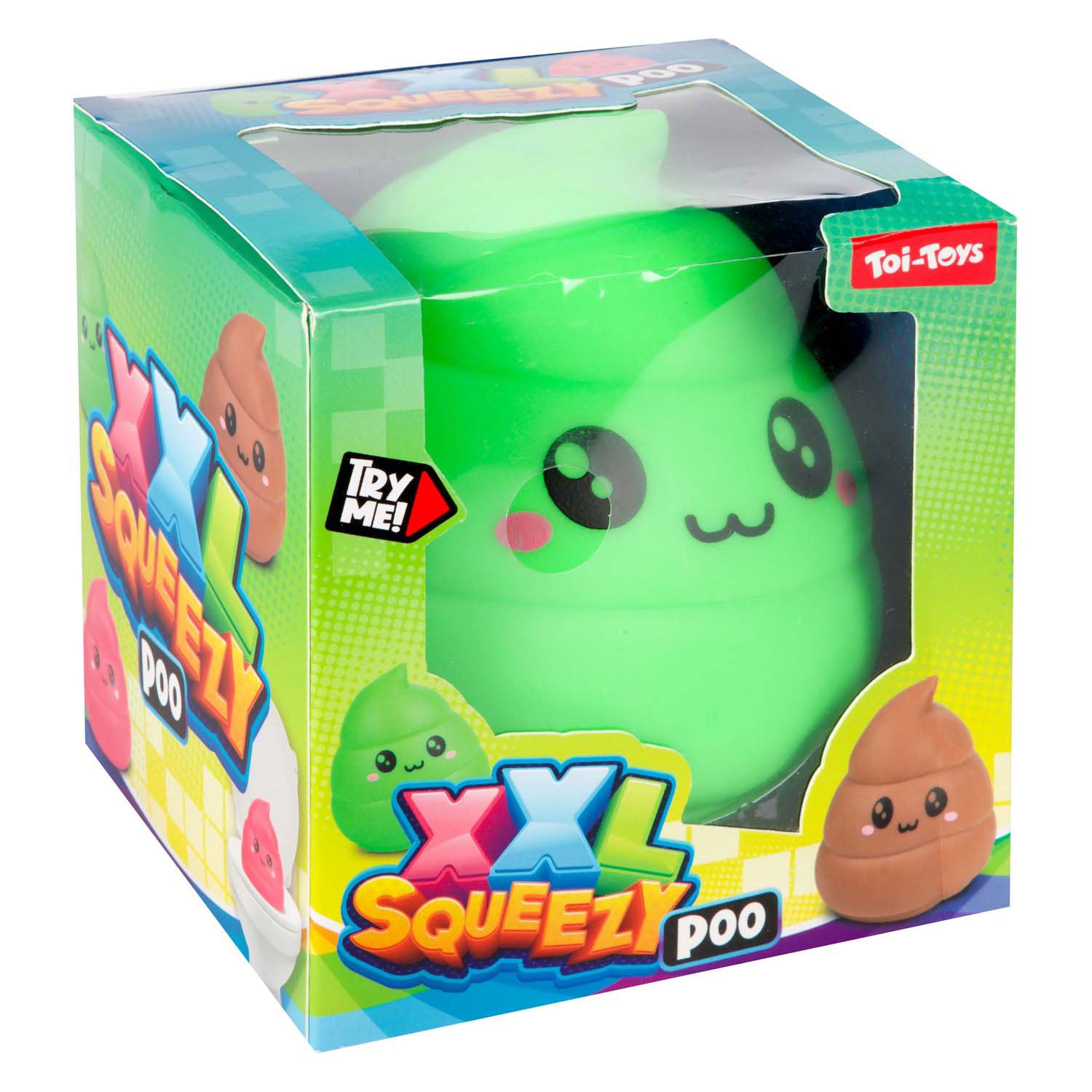 Toi-toys lustige formbare lächelnde schurte xxl dehnbar, 13 cm