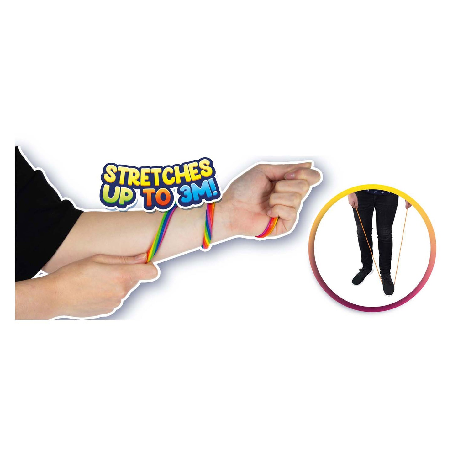 Toi-toys lustige super streckbare Seilregenbogen, 2..